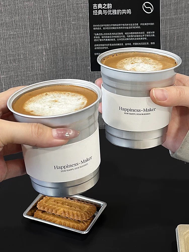 Aluminum Disposable Cups for Coffee, Milk Tea & Drinking - PurePax Limited