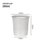 Aluminum Disposable Cups for Coffee, Milk Tea & Drinking - PurePax Limited