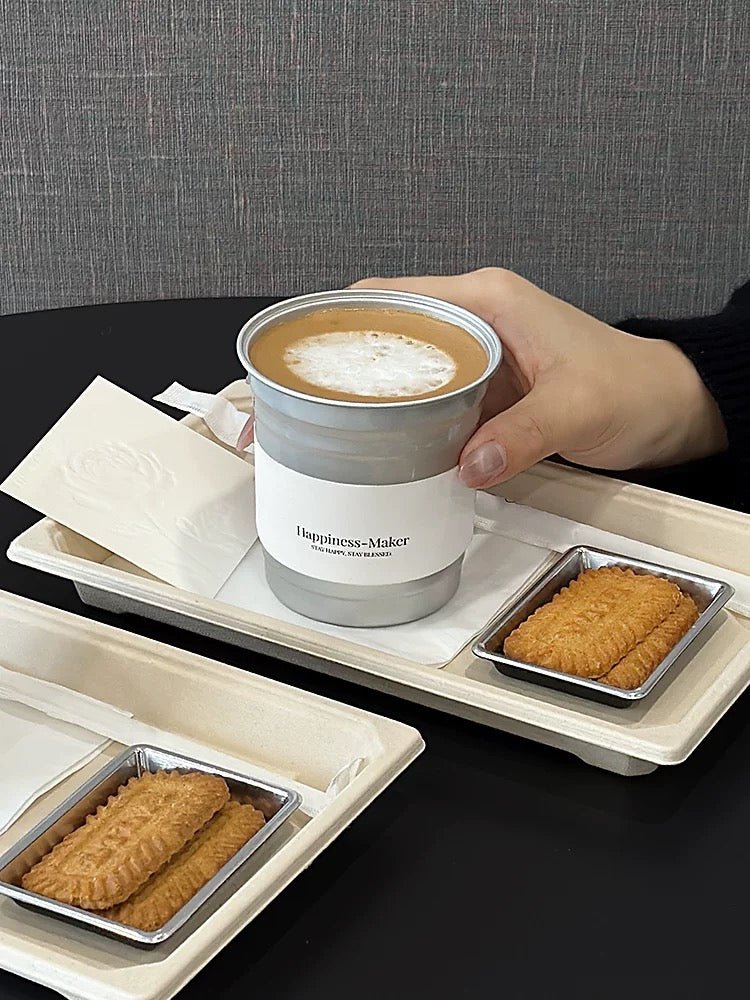 Aluminum Disposable Cups for Coffee, Milk Tea & Drinking - PurePax Limited
