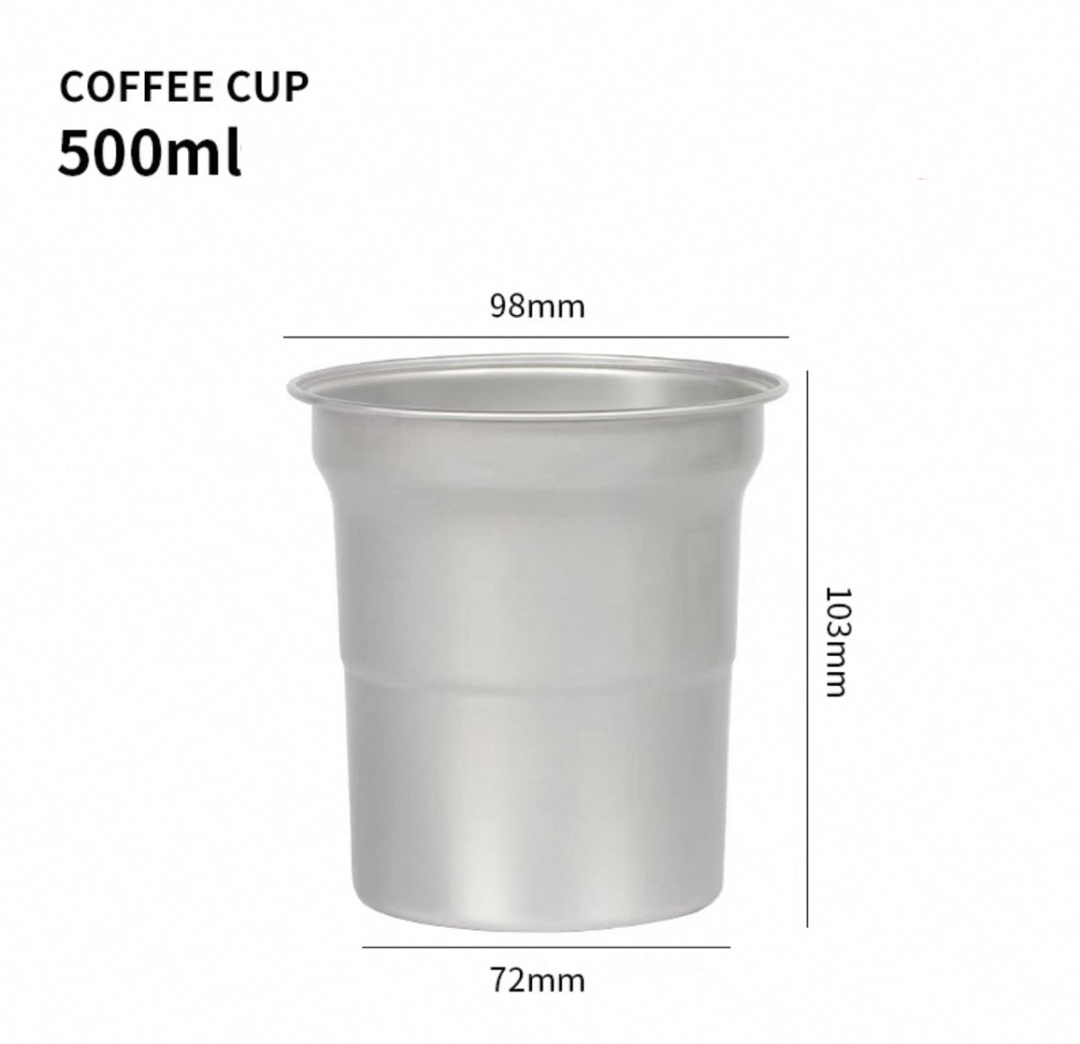 Aluminum Disposable Cups for Coffee, Milk Tea & Drinking - PurePax Limited