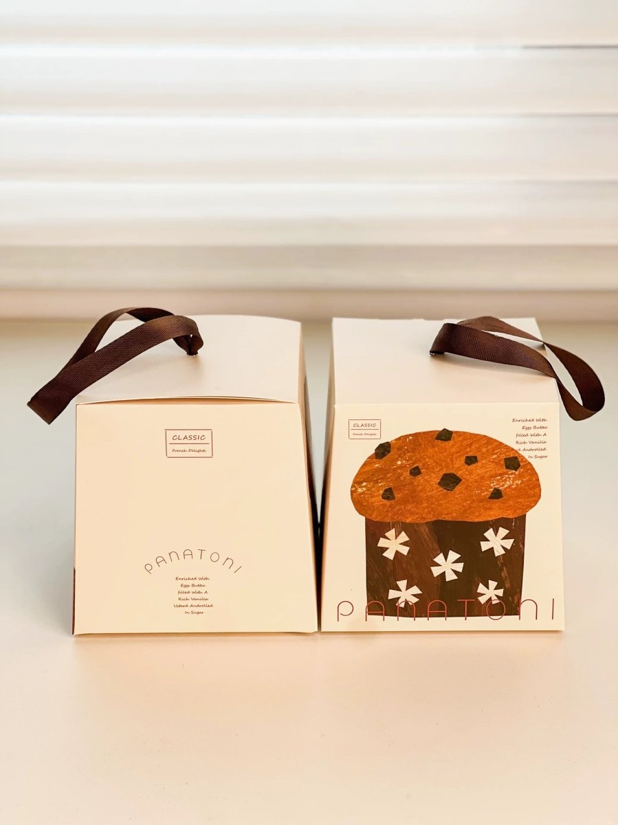 Cute 5 - Inch Panettone Carry Handle Box - PurePax Limited