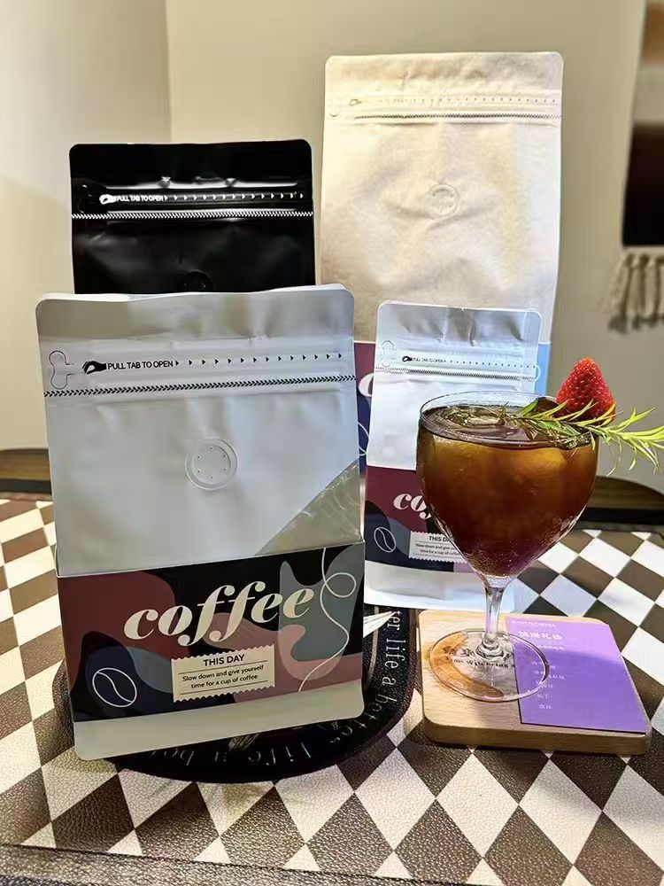 Eco - Friendly Block - Bottom Coffee Bags with Valve & Ziplok - Matte Finish - PurePax Limited
