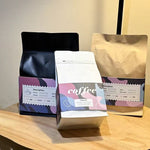 Eco - Friendly Block - Bottom Coffee Bags with Valve & Ziplok - Matte Finish - PurePax Limited