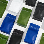 Eco - Friendly Block - Bottom Coffee Bags with Valve & Ziplok - Matte Finish - PurePax Limited